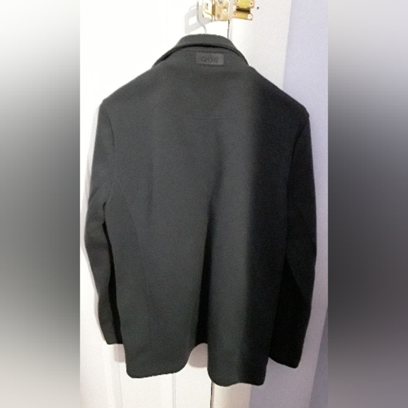 QÔR Men's Italian Fleece Blazer,Gray, Size S - Picture 2 of 6